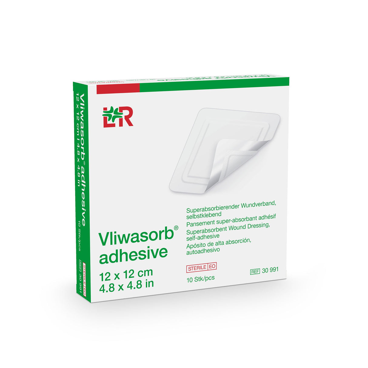 Super Absorbent Dressing Vliwasorb® Border Polyacrylate Adhesive - BeHope