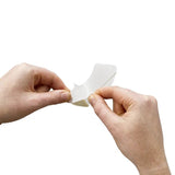 Skin Barrier Strip ESENTA™ 3 X 9 cm, Thin Curve, Hydrocolloid - BeHope