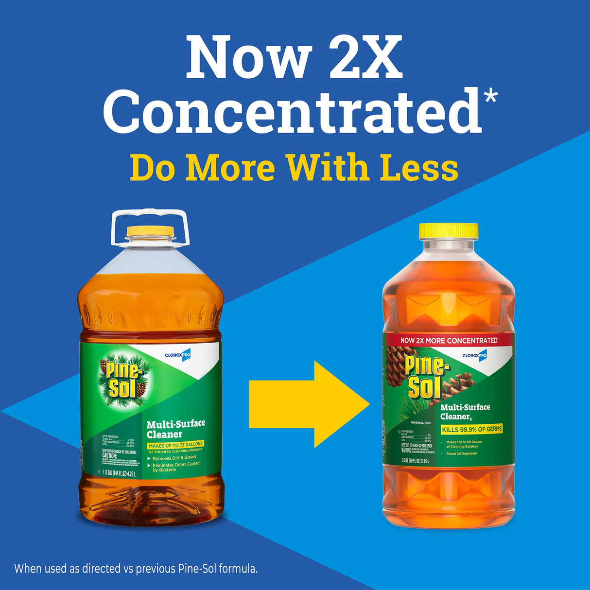 Surface Disinfectant Cleaner Pine-Sol® Broad Spectrum Manual Pour Liquid 80 oz. Bottle Pine Scent NonSterile - BeHope