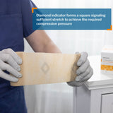 2 Layer Compression Bandage System McKesson 4 Inch X 7-1/10 Yard / 4 Inch X 6-9/10 Yard Self-adherent Closure Tan / White NonSterile 30 to 40 mmHg - BeHope