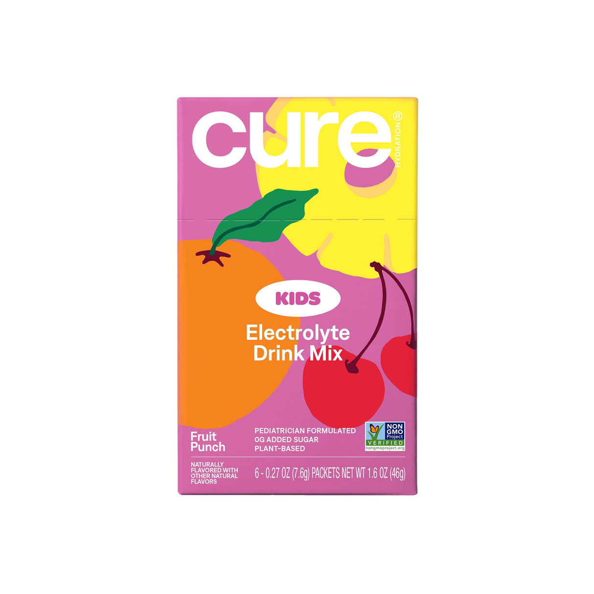 Oral Electrolyte Solution Cure® Fruit Punch Flavor 7.5 Gram - BeHope