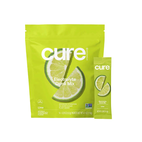 Oral Electrolyte Solution Cure® Lime Flavor 8.3 Gram - BeHope