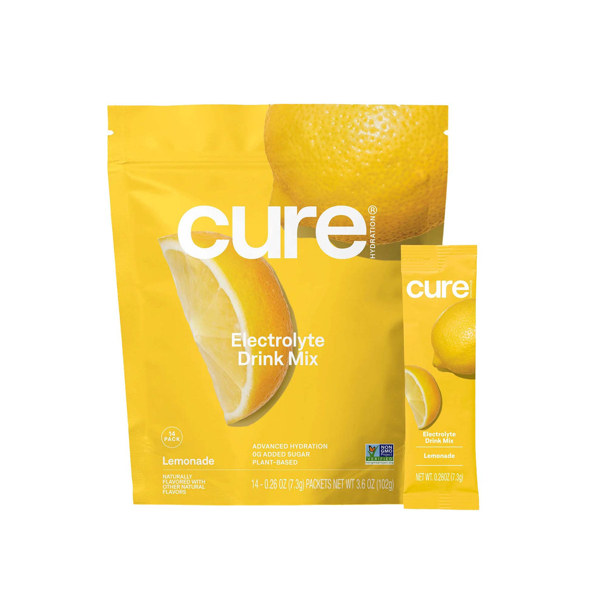 Oral Electrolyte Solution Cure® Lemonade Flavor 7.3 Gram - BeHope