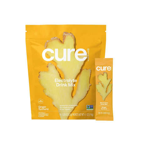 Oral Electrolyte Solution Cure® Ginger Turmeric Flavor 8.3 Gram - BeHope