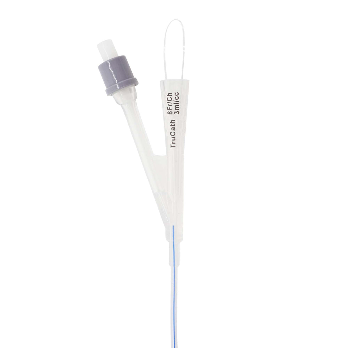 Foley Catheter TruCath® 2-Way Standard Tip 3 mL Balloon 8 Fr. Silicone - BeHope