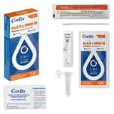 Respiratory Test Kit Tyfast Flu A/B & COVID-19 At Home Multiplex Rapid Test 1 Test per Kit - BeHope