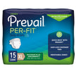 Unisex Adult Incontinence Brief Prevail® Per-Fit® Maximum Plus X-Large Disposable Heavy Absorbency - BeHope