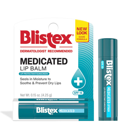 Lip Balm Sunscreen Blistex® Medicated Soothing Dry Chapped Lips - BeHope