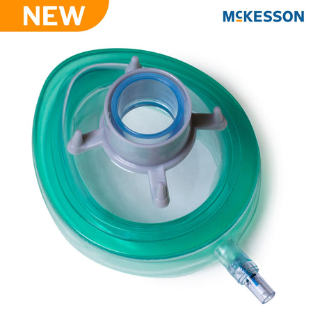 McKesson Anesthesia Mask Elongated Style Hook Ring Soft Cushion Adjustable Valve - BeHope