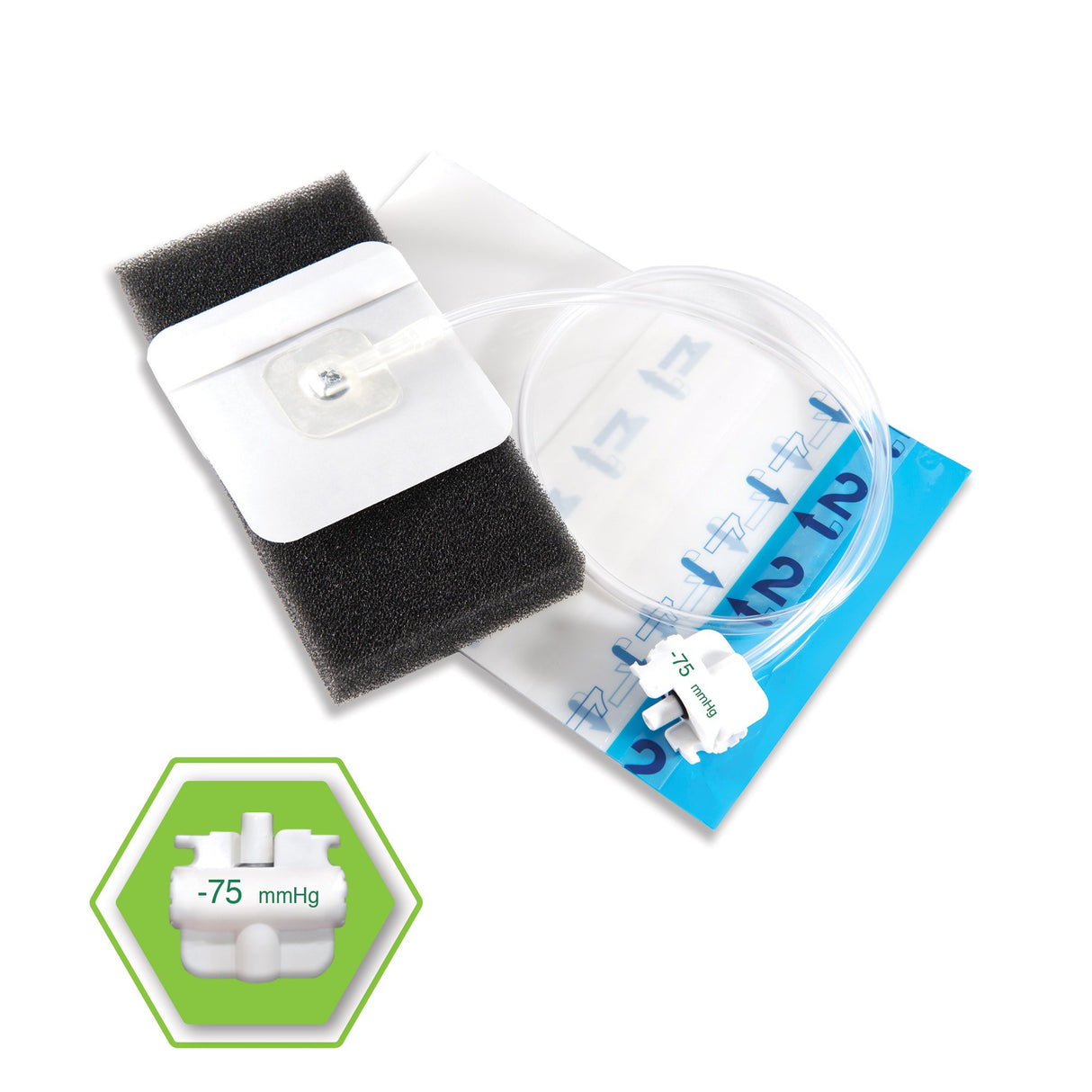 Nexa™ Sterile Single Use Negative Pressure Wound Dressing Kit - BeHope
