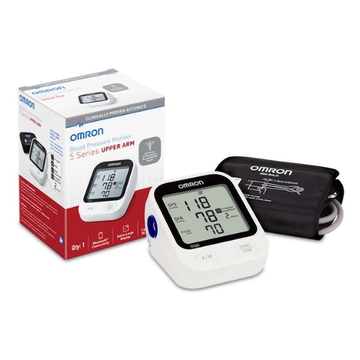 Home Automatic Digital Blood Pressure Monitor 5 Series® with Irregular Heartbeat Detection - BeHope