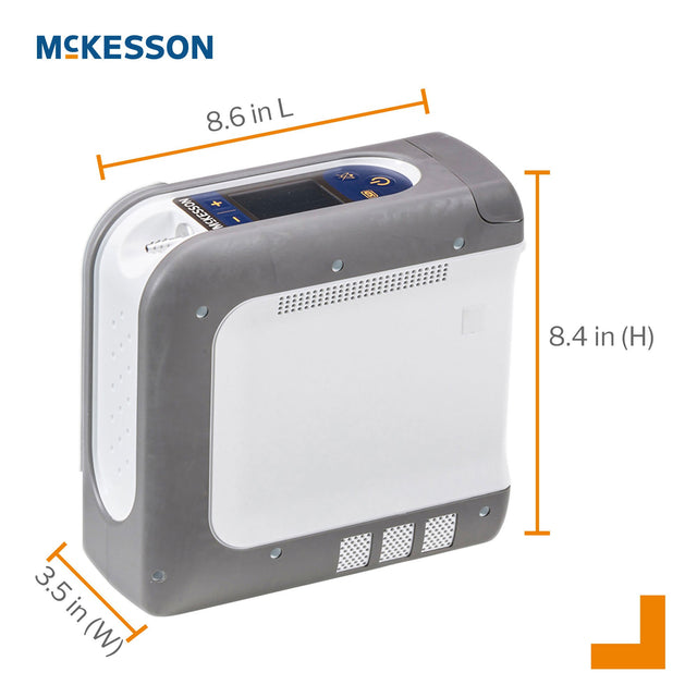Portable Oxygen Concentrator Mckesson with OSD Technology and User-Friendly Controls - BeHope