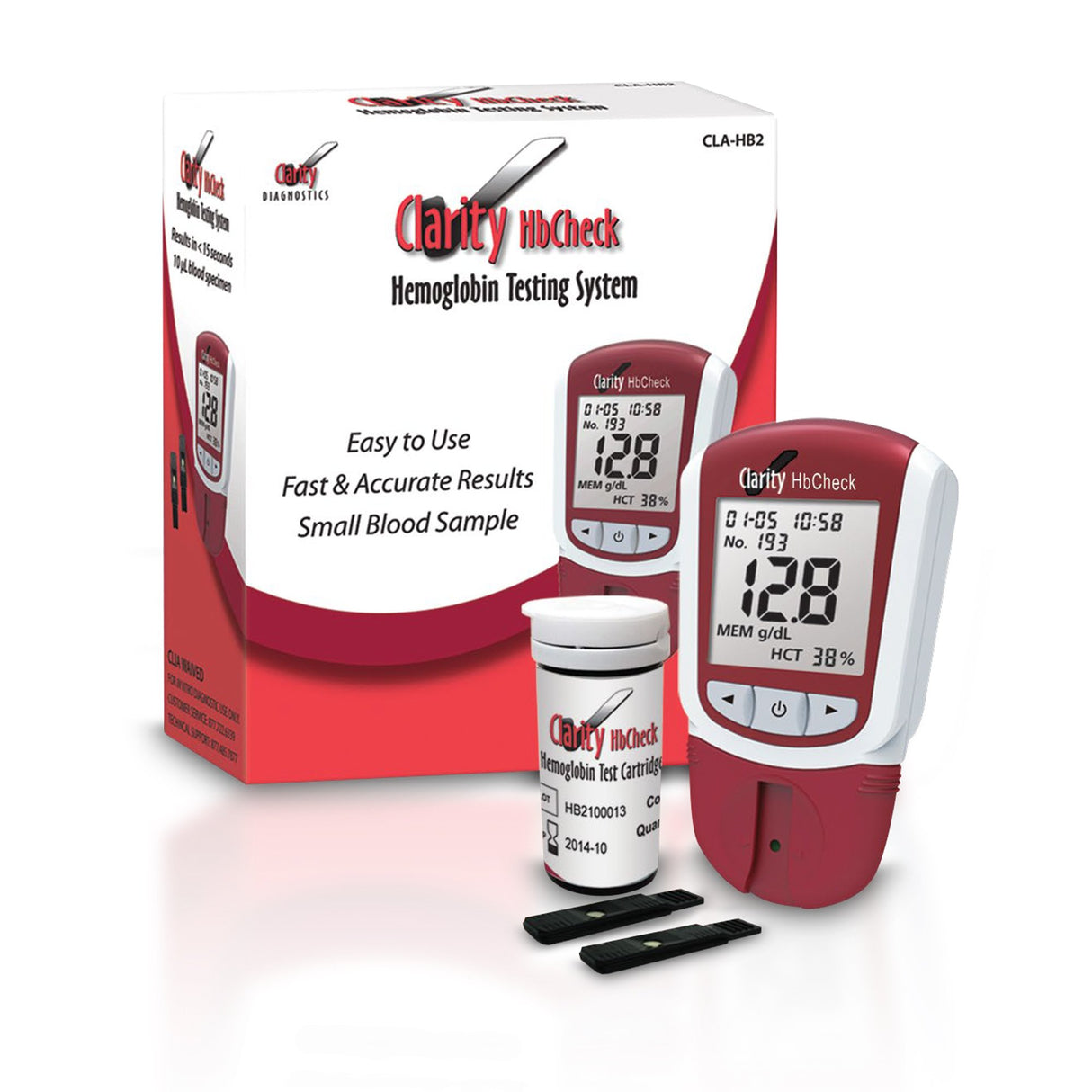 Hemoglobin Analyzer Clarity HbCheck CLIA Waived - BeHope