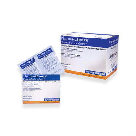 Surface Disinfectant Cleaner Kit Pharma-Surface Guard™ Premoistened Cleanroom Manual Pull Wipe 15 Count Individual Packet Alcohol Scent NonSterile - BeHope