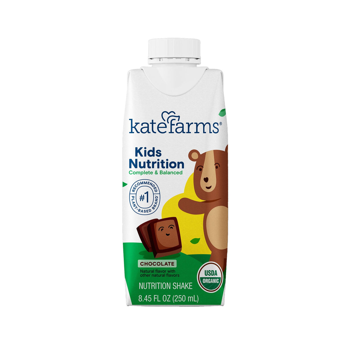 Pediatric Oral Supplement Kate Farms Kid's Organic Plant-Based Nutrition with Pea Protein - BeHope
