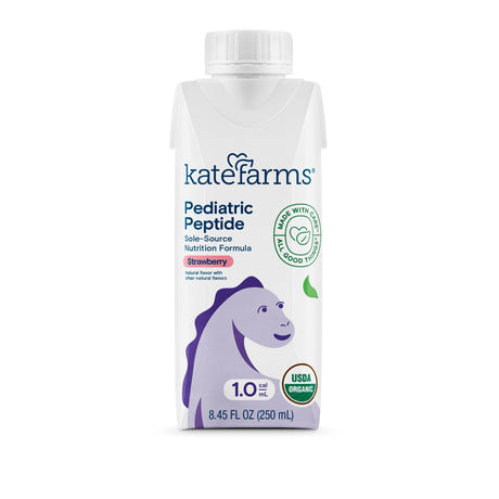 Pediatric Oral Supplement Kate Farms Pediatric Peptide Complete Organic Hydrolyzed Pea Protein - BeHope