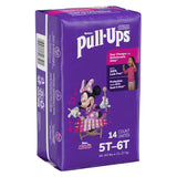 Female Toddler Training Pants Pull-Ups® Pull On with Tear Away Seams Size 5T to 6T Disposable Heavy Absorbency - BeHope