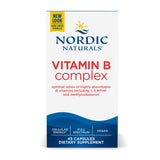 Dietary Supplement Nordic Naturals® Vitamin B Complex Vitamin B1 37 mg Strength Capsule 45 per Bottle - BeHope