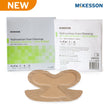 Foam Dressing McKesson 9 X 9 Inch With Border Waterproof Film Backing Silicone Gel Adhesive Elbow / Heel Sterile - BeHope
