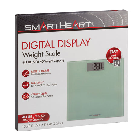 Floor Scale Veridian LCD Display 441 lbs / 200 kg. Battery Operated - BeHope