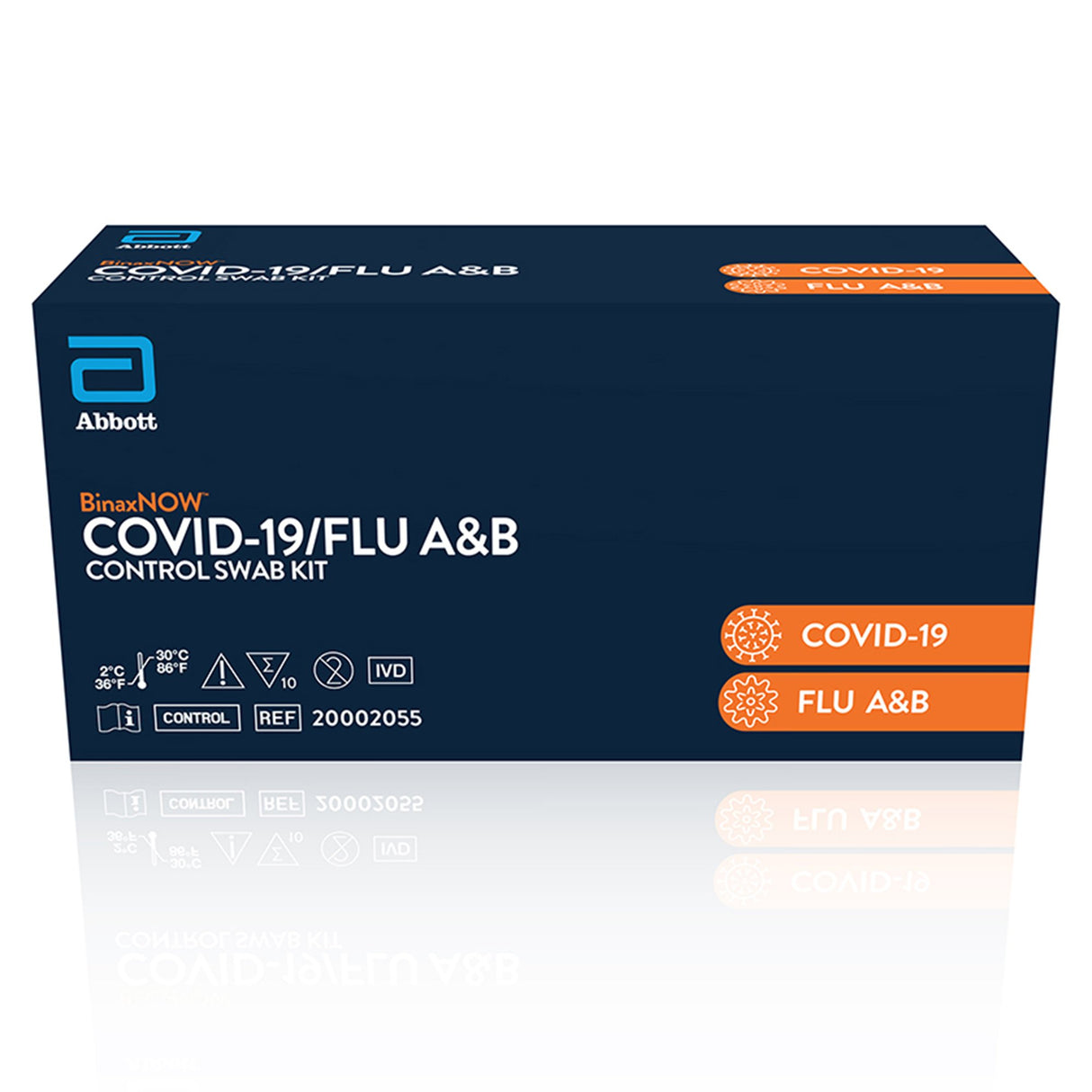 External Control Swab Kit BinaxNOW™ COVID-19 Flu A&B Combo Professional - BeHope