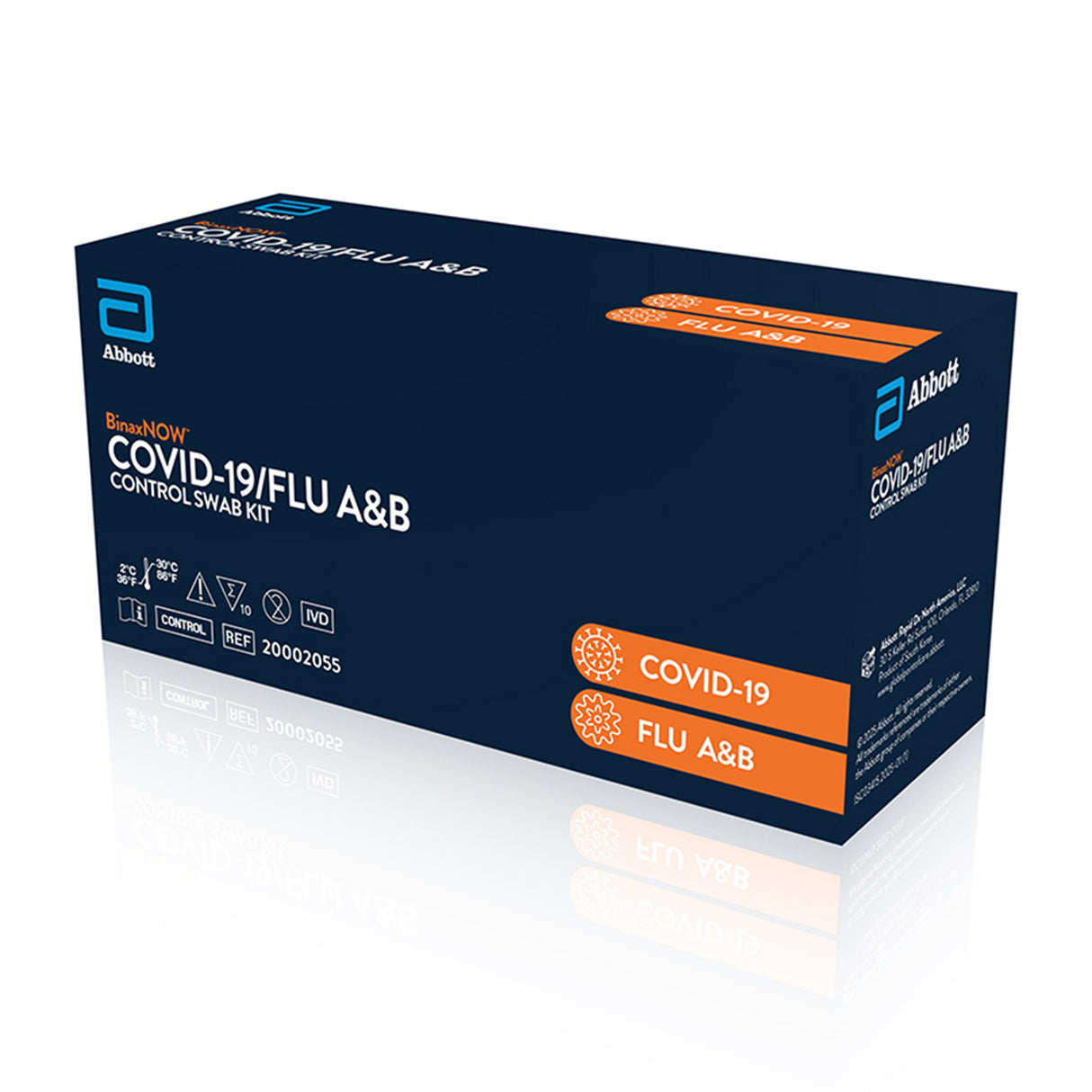 External Control Swab Kit BinaxNOW™ COVID-19 Flu A&B Combo Professional - BeHope