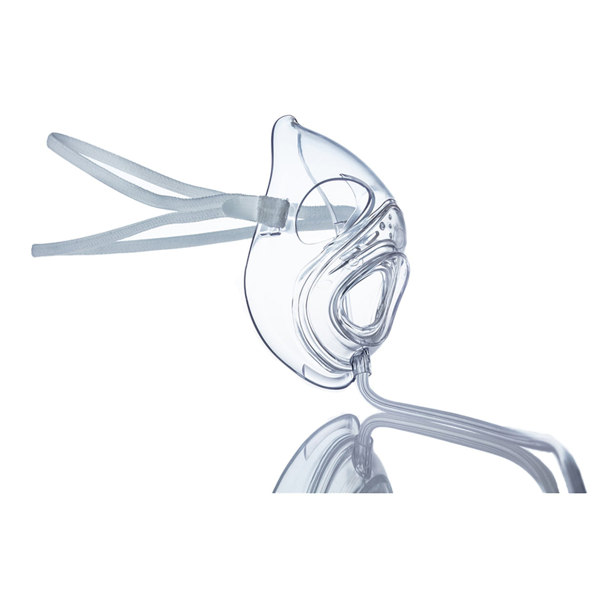 Oxygen Mask AirLife Open™ Nasal / Oral Style Large Adjustable Head Strap - BeHope