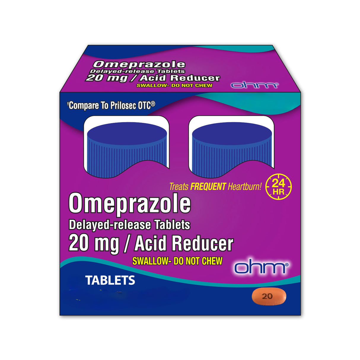 Antacid 20 mg Strength Delayed-Release Tablet 14 per Box - BeHope