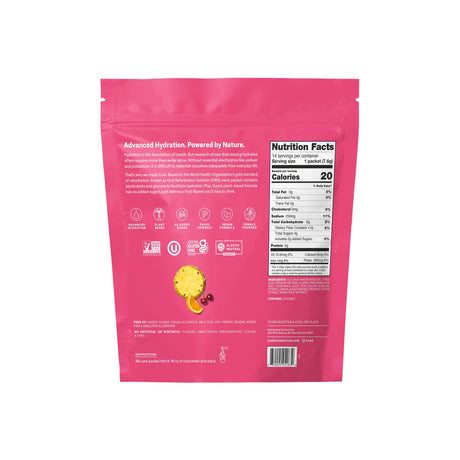 Oral Electrolyte Solution Cure Tropical Punch Flavor 0.27 oz. - BeHope