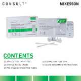 McKesson Consult® Covid-19 Flu A&B Antigen Home Test Kit OTC CLIA Waived - BeHope