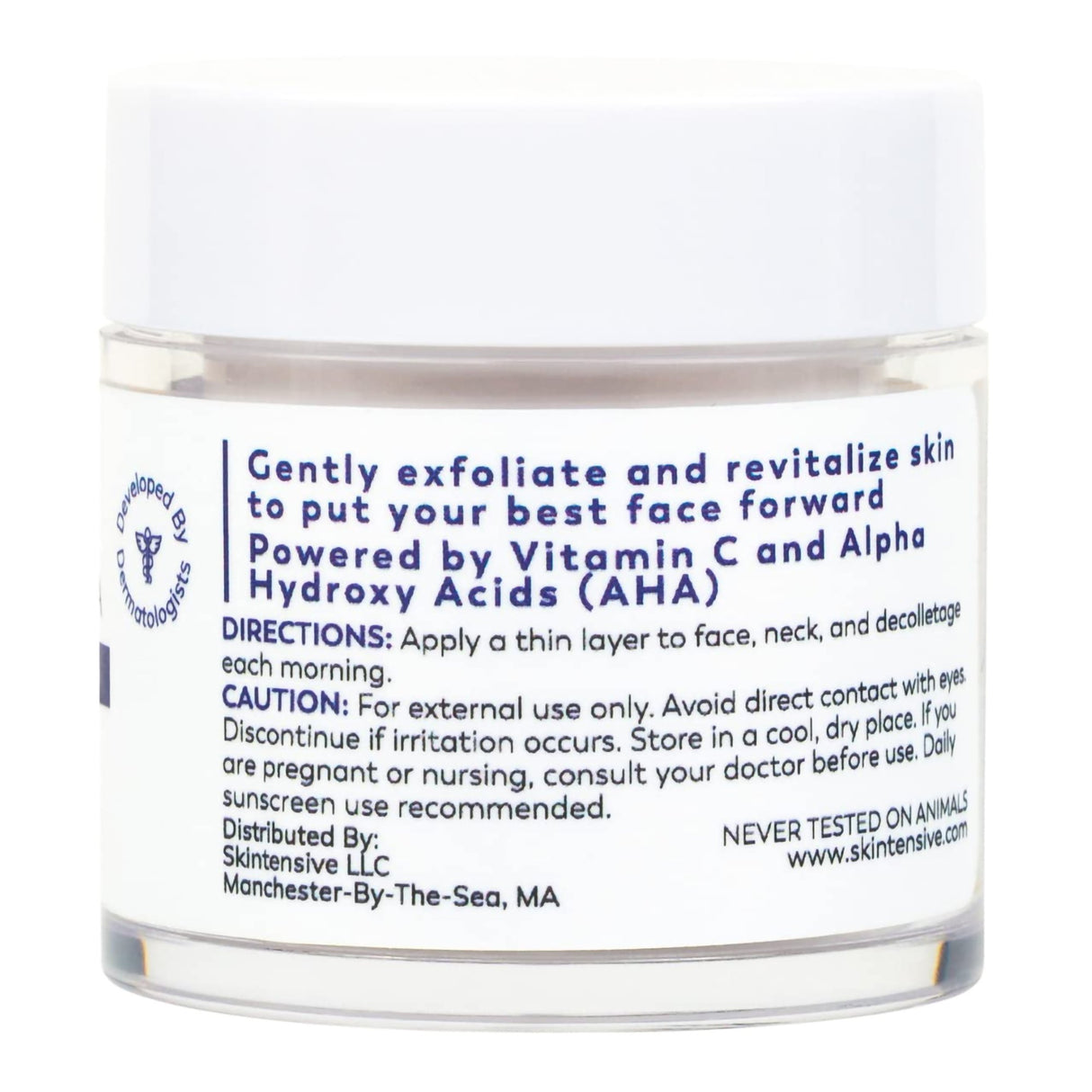 Facial Moisturizer Skintensive® Vitamin C + AHA Morning Ritual Cream 1.6 oz. Jar Unscented Cream - BeHope