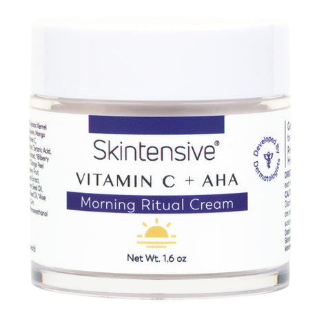 Facial Moisturizer Skintensive® Vitamin C + AHA Morning Ritual Cream 1.6 oz. Jar Unscented Cream - BeHope