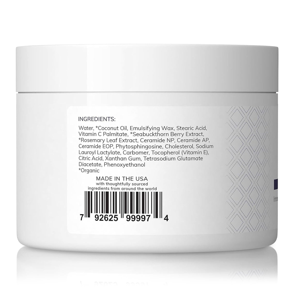 Hand and Body Moisturizer Skintensive® Body Butter 8 oz. Jar Unscented Cream - BeHope
