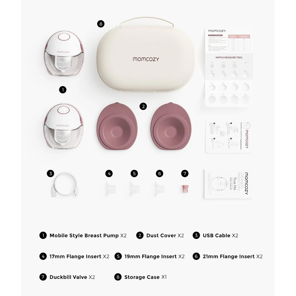 Hands Free Double Electric Breast Pump Momcozy Mobile Style™ M6 - BeHope