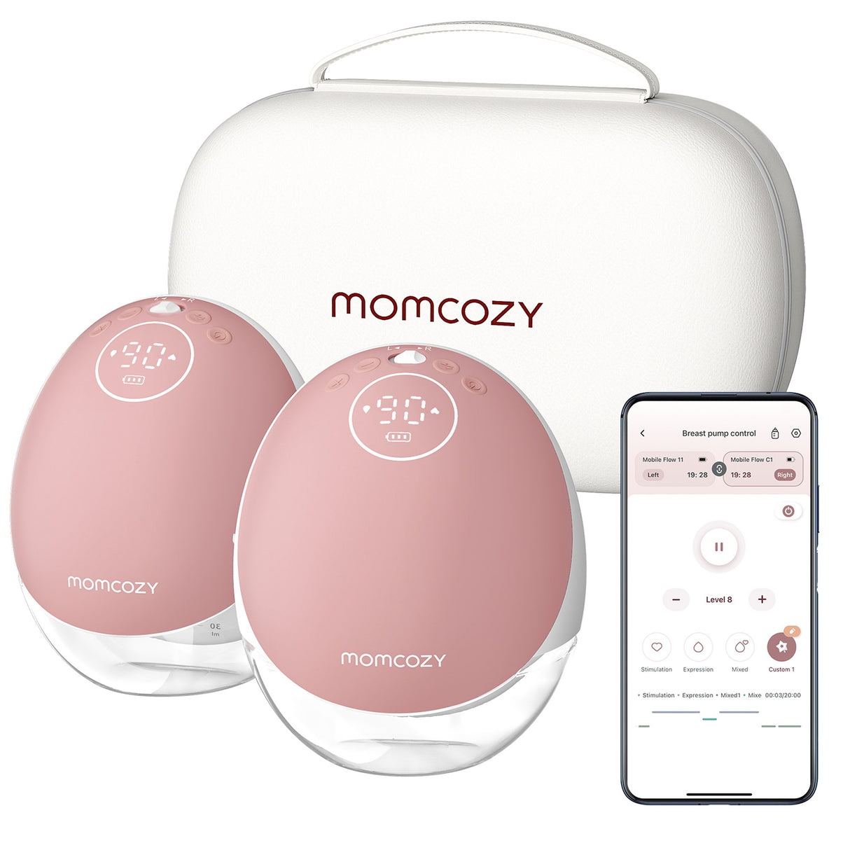 Hands Free Double Electric Breast Pump Momcozy Mobile Flow™ M9 - BeHope