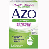 Urinalysis Test Kit AZO Test Strips® Urinary Tract Infection Detection 3 Tests per Kit (24 Kits per Case) - BeHope