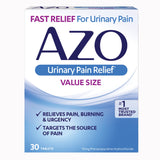 Urinary Pain Relief AZO® 95 mg Strength Penazopyridine Hcl Tablet 30 per Box - BeHope
