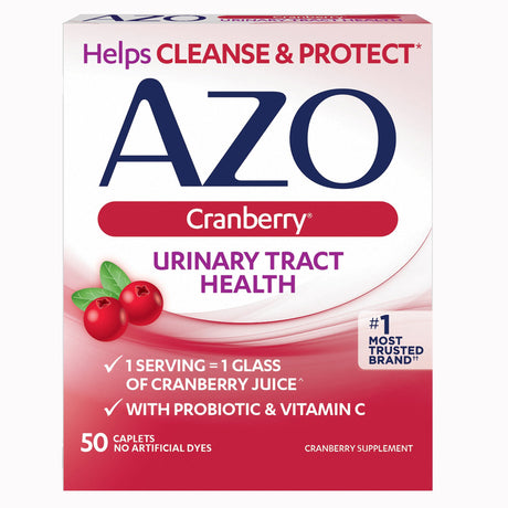 Urinary Tract Health Dietary Supplement AZO® Tablet 50 per Box - BeHope