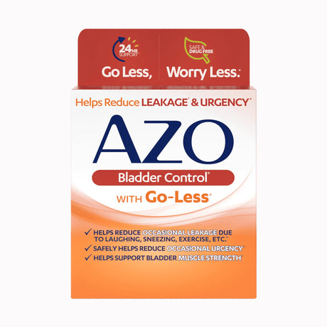 Urinary Pain Relief AZO® Bladder Control 300 mg Strength Pumpkin Seed / Soy Germ Extracts Capsule 54 per Box - BeHope