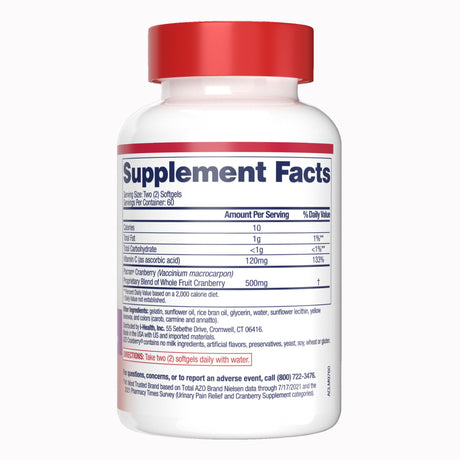 Azo® Super Concentrated Cranberry Softgels for Urinary Tract Health - BeHope