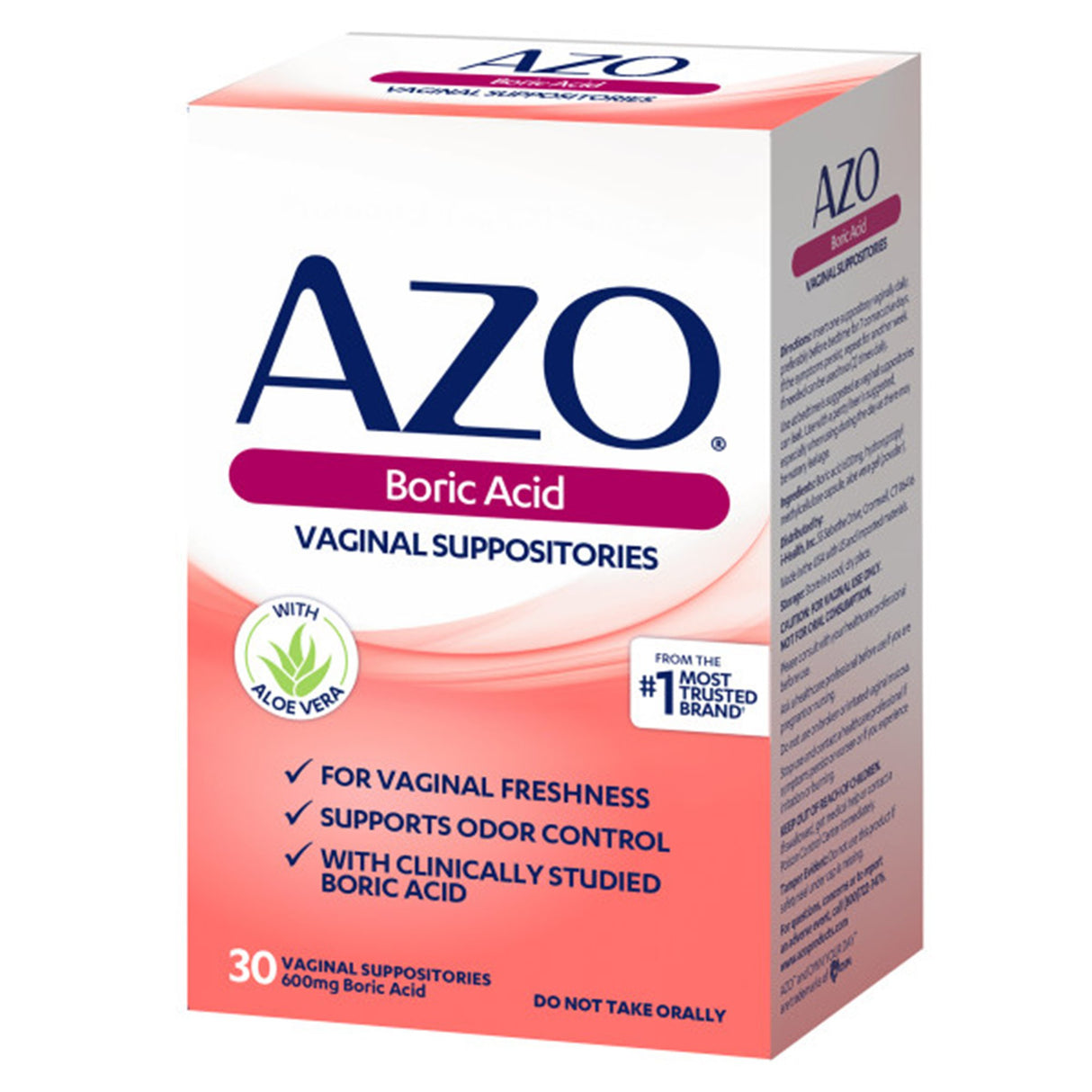 Dietary Supplement Boric Acid 600 mcg Strength Suppository 30 per Box - BeHope