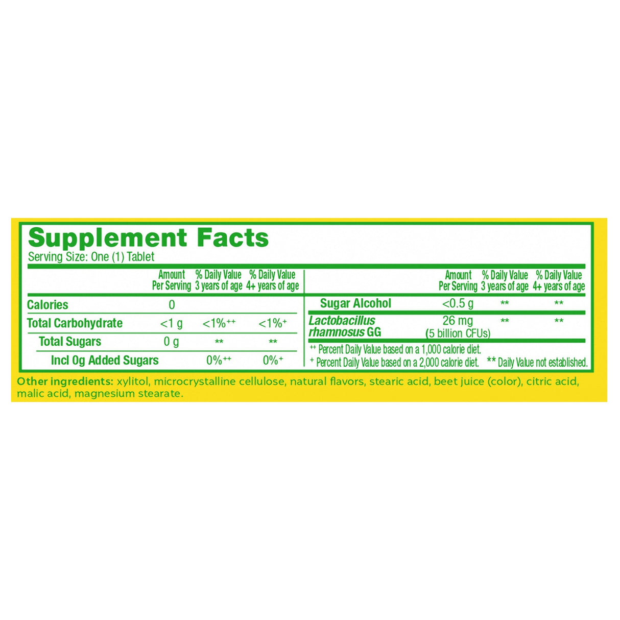 Pediatric Probiotic Dietary Supplement Culturelle® 30 per Box Chewable Tablet - BeHope