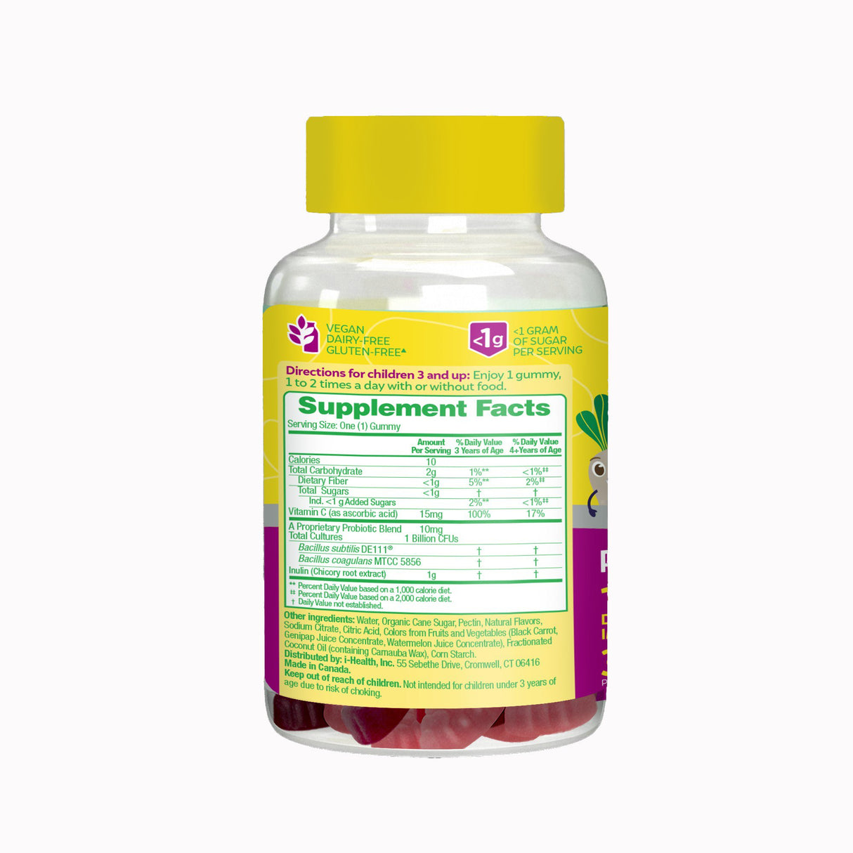 Pediatric Prebiotic / Probiotic Dietary Supplement Culturelle® 30 per Bottle Gummy - BeHope