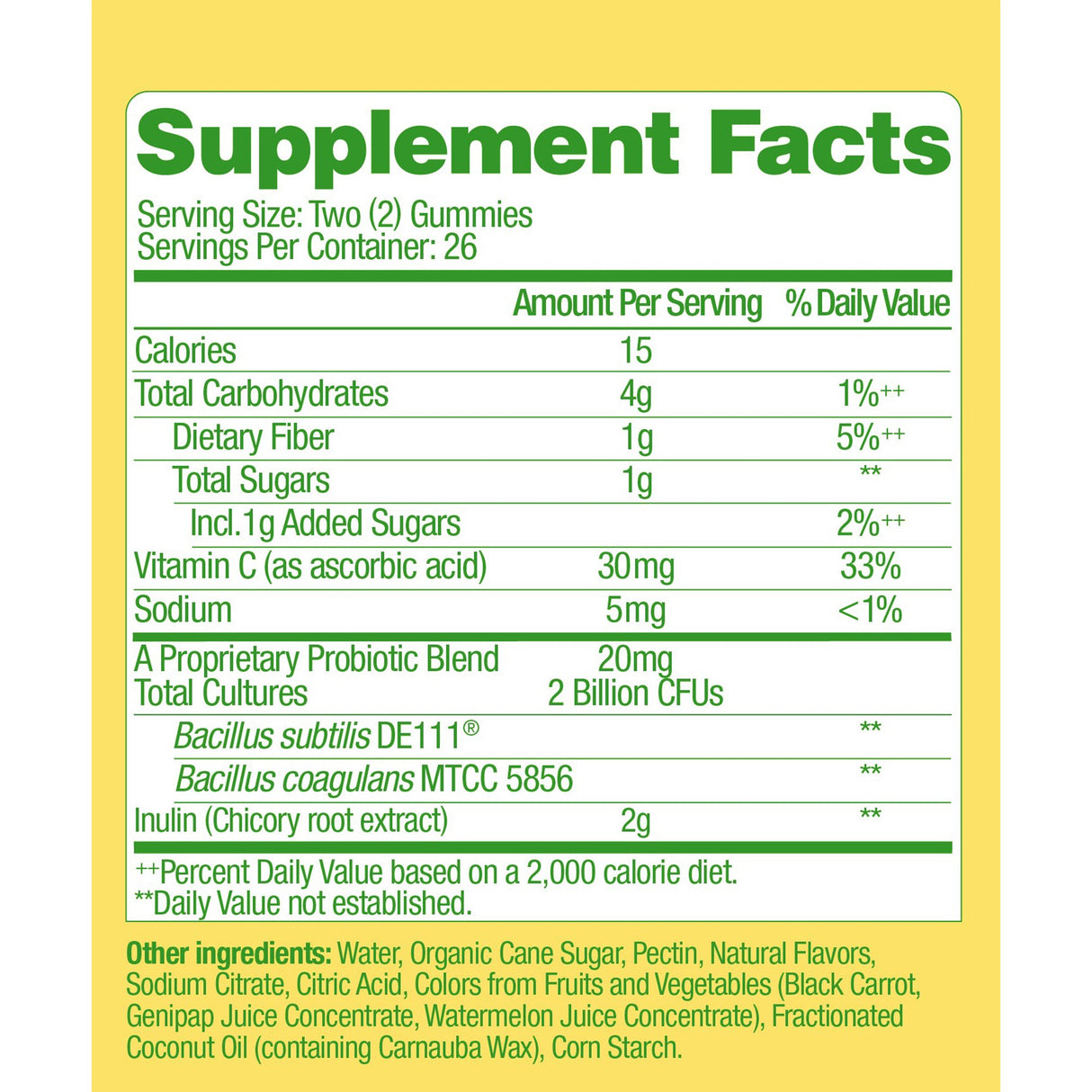 Prebiotic / Probiotic Dietary Supplement Culturelle® 52 per Bottle Gummy - BeHope