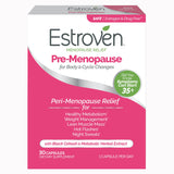 Dietary Supplement Estroven® Pre-Menopause Black Cohosh Root / Soy Isoflavones / Cissus guadrangularis Stem and Leaf Extract 40 mg - 56 mg - 300 mg Strength Caplet 30 per Box - BeHope
