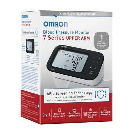 Digital Blood Pressure Monitor Omron 7 Series® Adult Cuff Nylon Cuff 9 to 17 Inch Desk Model - BeHope