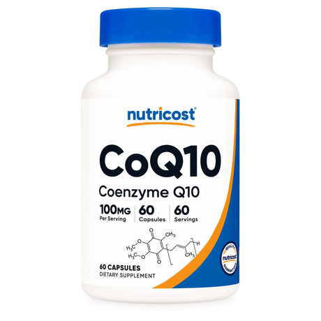 Dietary Supplement nutricost® COQ10 100 mg Strength Capsule 60 Per Bottle - BeHope