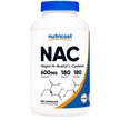 Dietary Supplement nutricost® Acetyl L-Cysteine NAC 600 mg Strength Capsule 180 Per Bottle - BeHope
