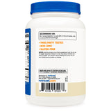 Oral Supplement Nutricost Whey Protein Concentrate Vanilla Flavor Powder 1.5 lb. Canister - BeHope