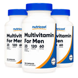 Dietary Supplement nutricost® Multivitamin For Men Vitamin A / C / D / E / K 1,800 mcg - 125 mg - 75 mcg - 20 mg - 80 mcg Strength Capsule 120 Per Bottle - BeHope